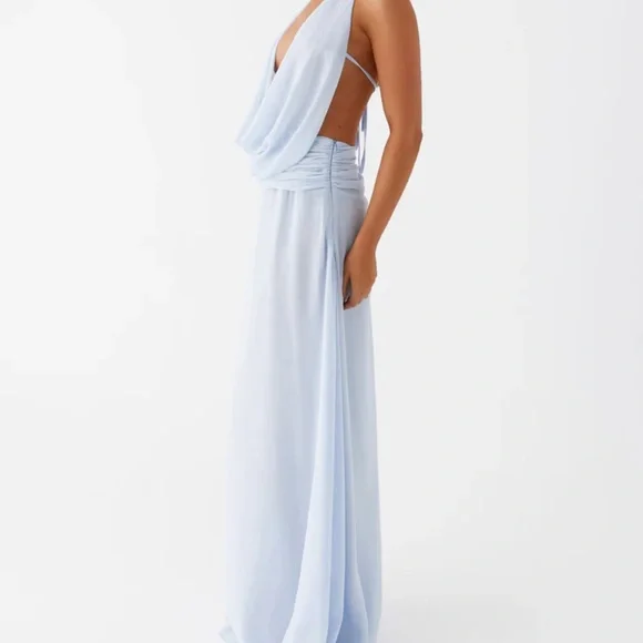 Peppermayo Elysia Chiffon Maxi Dress - Baby Blue - Picture 5 of 11